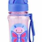 SKIP HOP Zoo Tritán Palack szívószállal 355ml Pillangó 12hó+ - SKIPHOP fotó