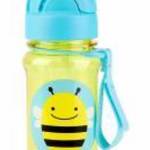 SKIP HOP Zoo Tritán Palack szívószállal 355ml Méhecske 12m+ - SKIPHOP fotó