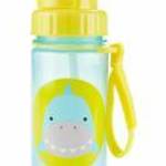 SKIP HOP Zoo Pohár szívószállal PP PVC és BPA mentes Cápa 12m+ - SKIPHOP fotó