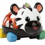 Oball Autó és csörgő, 2in1 Curious Car, zebra, Zen™, 3 hó+ fotó