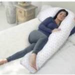 Scamp ölelõ párna F-alakú 75x135cm Little Heart White Grey FELP001_75 fotó