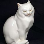 HERENDI PORCELÁN CICA - MACSKA ! HIBÁTLAN !!! fotó