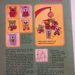 Retro zenélő kiságy forgó, dobozában fotó