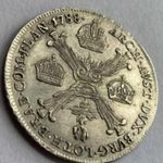 Ezüst Tallér / II. József ezüst 1/4 Tallér 1788 "B" Bécsújhely ---237 éves ezüst érme 1 Forintért fotó
