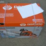új garanciális számlás Daewoo DCS4516 / DACS4516 benzines motoros benzinmotoros láncfűrész fotó
