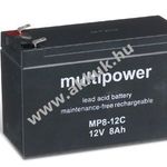 Helyettesítő akku permetező géphez 12V 8Ah (Multipower) MP8-12C ciklusálló, ciklikus fotó