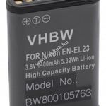 Helyettesítő akku Nikon típus EN-EL23 1400mAh fotó