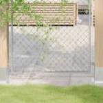 vidaXL 4 db horganyzott acélból oszlopalapok négyzet alakúak 141x141mm fotó