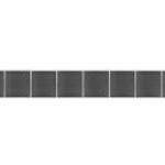 vidaXL fekete WPC kerítéspanelszett 1391 x 186 cm fotó