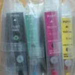 Epson T1301, T1302, T1303, T1304 kompatibilis, tölthető tintapatronok eladók! fotó