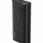 BWOO powerbank LCD kijelzővel 22, 5W 20000mAh - fekete fotó