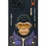Nimmy Cool&Cute 2.0 Monkey tok iPhone 15 - fekete fotó