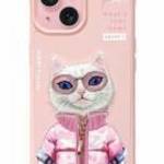 Nimmy Cool&Cute 2.0 Cat tok iPhone 15 - rózsaszín fotó