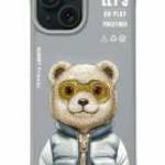 Nimmy Cool&Cute 2.0 Bear tok iPhone 15 - szürke fotó