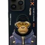 Nimmy Cool&Cute 2.0 Monkey tok iPhone 15 Pro Max - fekete fotó