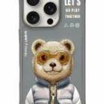Nimmy Cool&Cute 2.0 Bear tok iPhone 16 Pro Max - szürke fotó