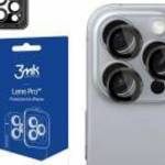 3mk Lens Protection Pro kamera lencse védő edzett üveg titánszürke szegéllyel iPhone 16 Pro/ 16 Pro fotó