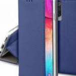 Tok álló, bőr hatású (FLIP, oldalra nyíló, asztali tartó, rombusz) SÖTÉTKÉK Samsung Galaxy S24 FE (S fotó