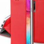Tok álló, bőr hatású (FLIP, oldalra nyíló, asztali tartó, rombusz) PIROS Xiaomi Redmi 13C - gigapack fotó