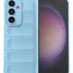 Szilikon telefonvédő (ütésállóság, kameravédő, 3D) VILÁGOSKÉK Samsung Galaxy S23 FE (SM-S711) - giga fotó