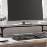 vidaXL szürke sonoma színű szerelt fa monitorállvány 85 x 23 x 15, 5 cm fotó