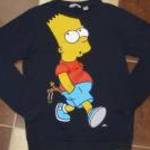 H&M simpson család kék pulóver - 164-170 fotó
