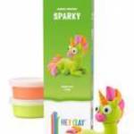 Hey Clay Figura Unikornis Zöld Sparky fotó