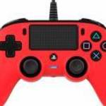 Nacon Wired Compact, Playstation 4, PC, Official, USB, Piros, Vezetékes kontroller - Bigben - Nacon fotó