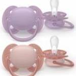 Philips AVENT SCF091/43 Játszócumi Ultrasoft Premium 6-18hó lányos 2 db - PHILIPS AVENT fotó