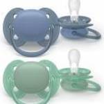 Philips AVENT SCF091/42 Játszócumi Ultrasoft Premium 6-18hó fiús 2 db - PHILIPS AVENT fotó