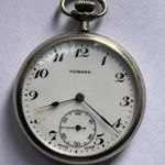 Antik, 1920 k. svájci MEDANA férfi zsebóra --- 100 éves svájci zsebóra 1 Forintért fotó