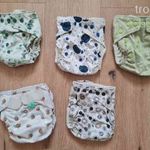 5 darabos Baba and Boo Totsbots mosható zsebes pelus pelenka külső 4-15 kg fotó