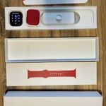 Apple Watch Series 7 wifi, piros, 45 mm fotó