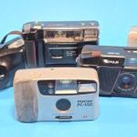 5db hibás kompakt fényképezőgép yashica t2 olympus mju .... fotó
