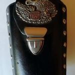 Övre csatolható kisméretű valódi bőrtok. fotó