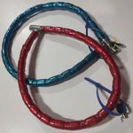 Kerékpár / motor spirálzár - 100 cm hosszú, 2, 5 cm vastag ( 2 db ) eladó. fotó