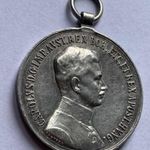 Ezüst I. Világháborús kitüntetés - IV.Károly ezüst Vitézségi érem - FORTITUDINI / 1 Forintért fotó