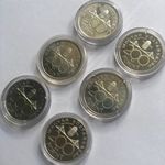 200 forint PRÓBAVERET KOMPLETT gyűjtemény 1992 BU+1992 PP, 1993 BU+1993 PP és 1994 BU+1994 PP 200 ft fotó