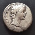 Tiberius (14-37) denár, Ric 30, BMC 48 - 3, 23g fotó