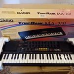 Casio Tone bank keyboard, dobozában fotó