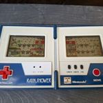 Rain Shower Nintendo Game & Watch dupla képernyős kvarcjáték - működik - ritka fotó