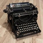USA Underwood No.5 - Kitűnő állapotu 1926-os írógép Gyűjtőknek vagy vitrinbe, akár napi használatra fotó