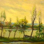 SÁRKÖZY ZOLTÁN (1910-?) TISZA LADIKKAL fotó