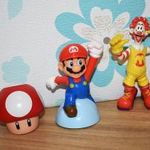 Mcdonalds 2017 Super Mario- Mushroom lámpa-Feet Mug Ronald McDonald fotó