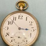 1 db. ANTIK HIBÁTLAN MÜKÖDŐ SVÁJCI GYÁRTMÁNYÚ ZSEBÓRA, GYÖNYÖRŰ ÁLLAPOTÚAK fotó