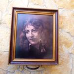 Képkeret Rembrandt reprodukcióval ( H ) ( ... ) fotó