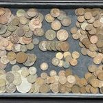 379 DARAB ÉRME LOT - MAGYAR ÉS KÜLFÖLDI KRAJCÁR CENT POLTURA FILLÉR HELLER HALERU PENGŐ KORONA KOPEK fotó