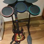 sony playstation Guitar Hero játék gitár és dobszerkó együtt szép állapotban psx ps2 ps3 fotó