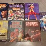 Dark Forces 1, Discworld, Gunman, Warcraft 2, Sin, Soldier Of Fortune DOBOZOS PC játékok fotó