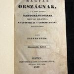 1837 Magyar Országnak s a hozzá kapcsolt tartományoknak mostani állapotja statisztikai és geographia fotó